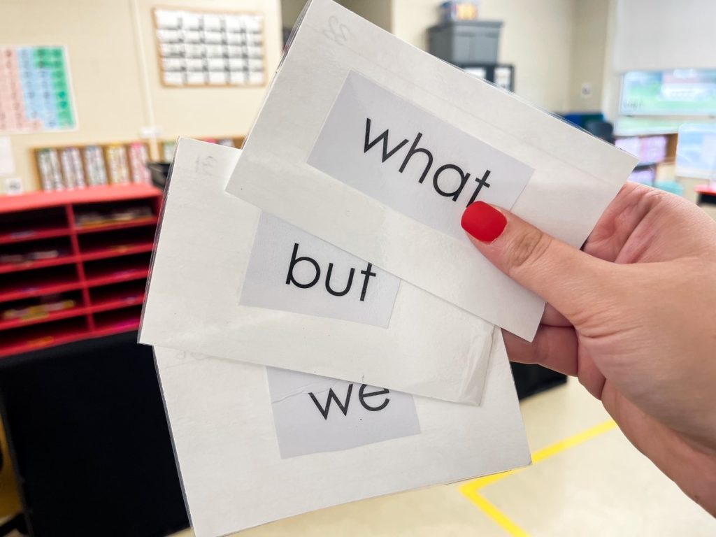 grade level sight word cards