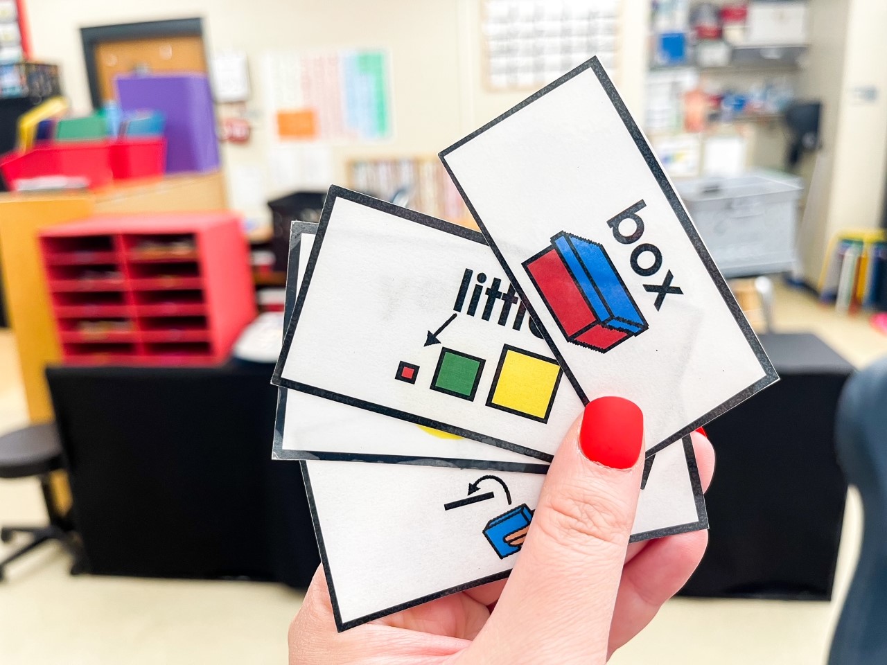 Picture/word sight word flashcards