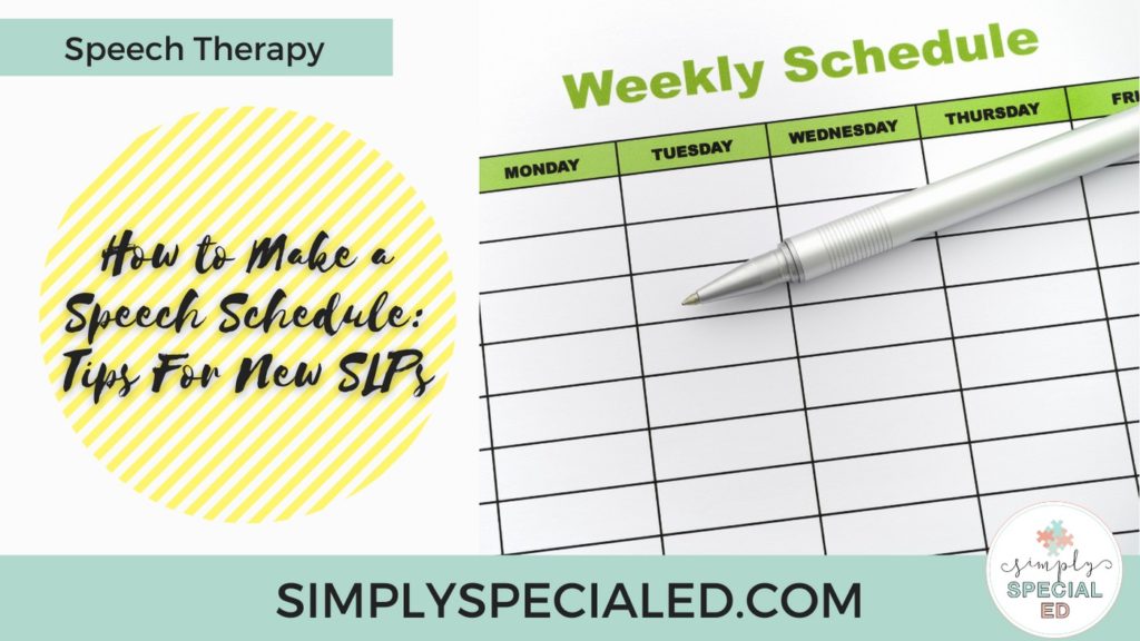 This is a picture of the article title and  a blank weekly schedule.