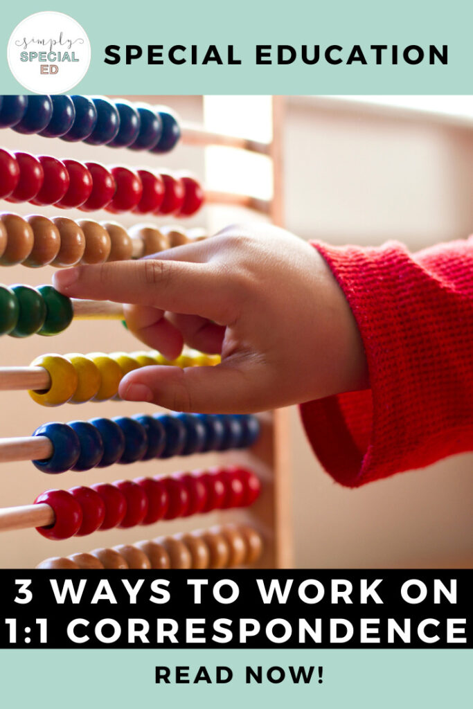 3 ways to work on 1:1 correspondence pin