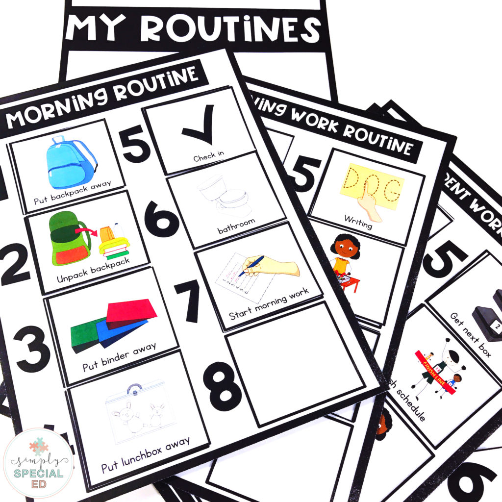 Special Ed Routines Visuals
