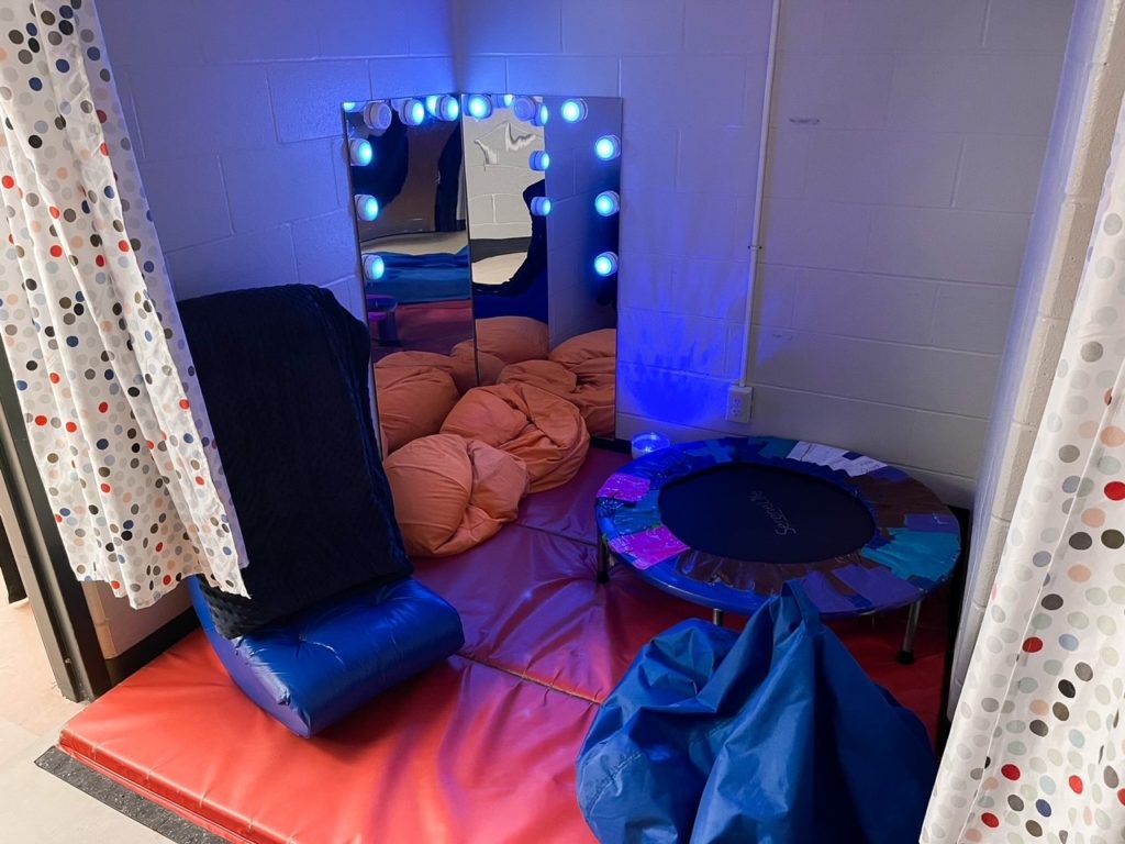 DIY sensory room in a self-contained classroom