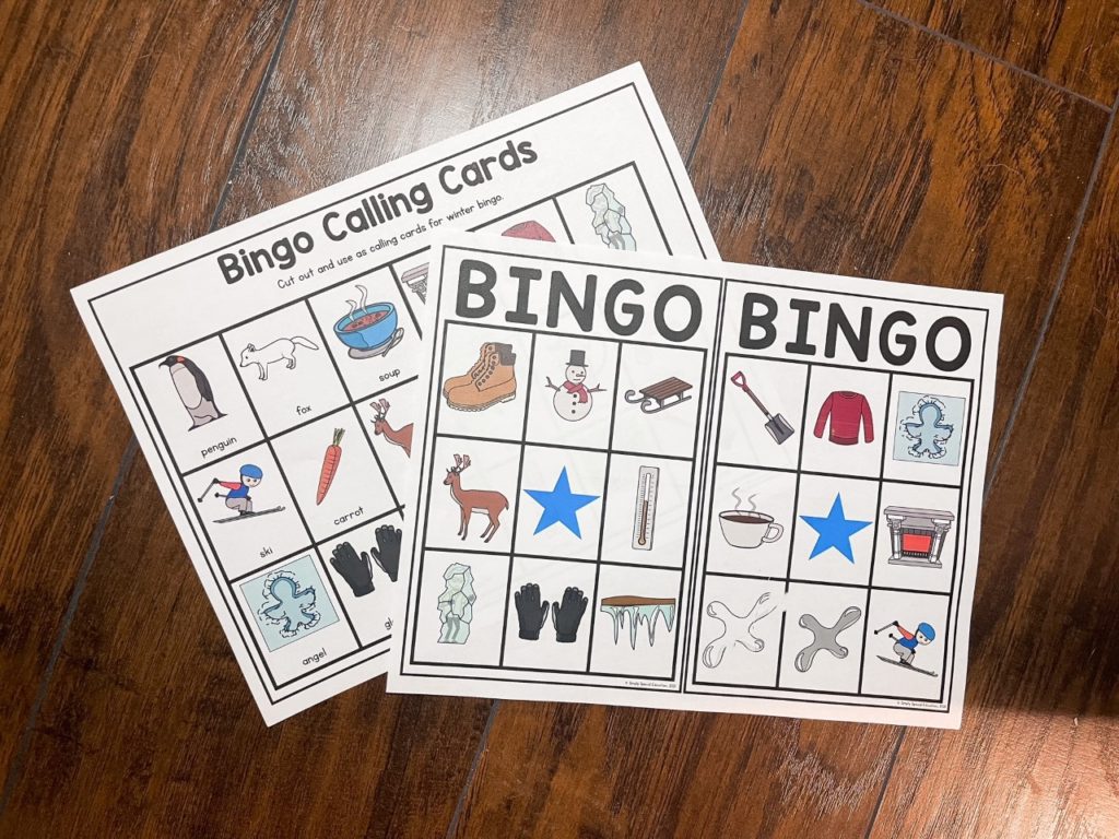 winter bingo