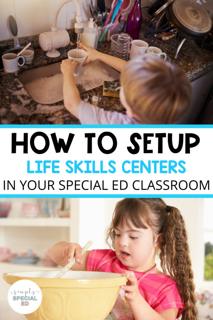 how to set up life skills centers pin