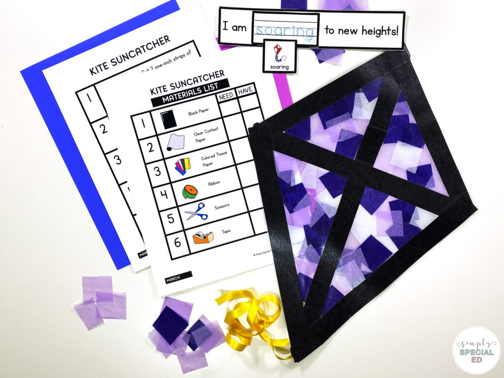 I used to spend many hours searching blogs and Pinterest for the perfect craft for each holiday, and then spend MORE hours adapting that craft, prepping an example, and creating visual directions so we could also work on student goals. I asked some other special education teachers and they were feeling the same exact way, and that is how Simple Crafts came to be. 