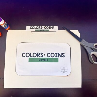 How to Prep the March File Folders