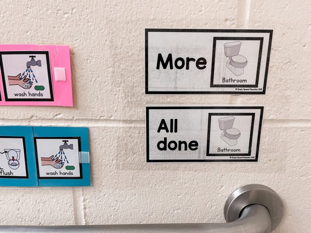 more and all done bathroom visuals
