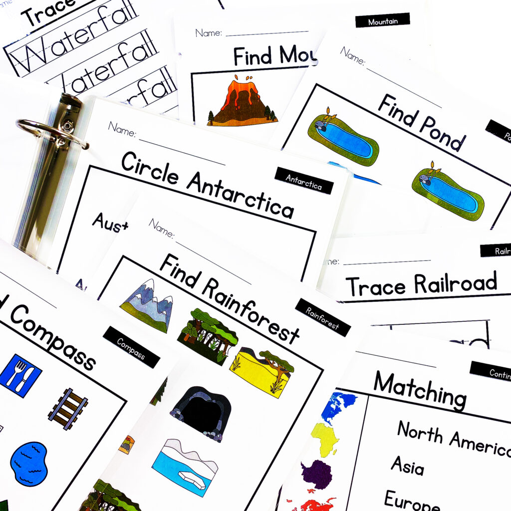 Geography curriculum activities