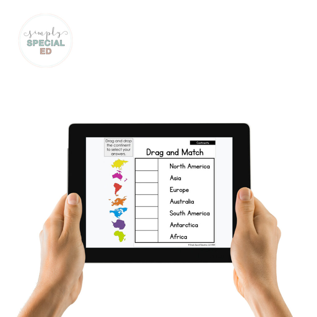 digital version of the geography curriculum