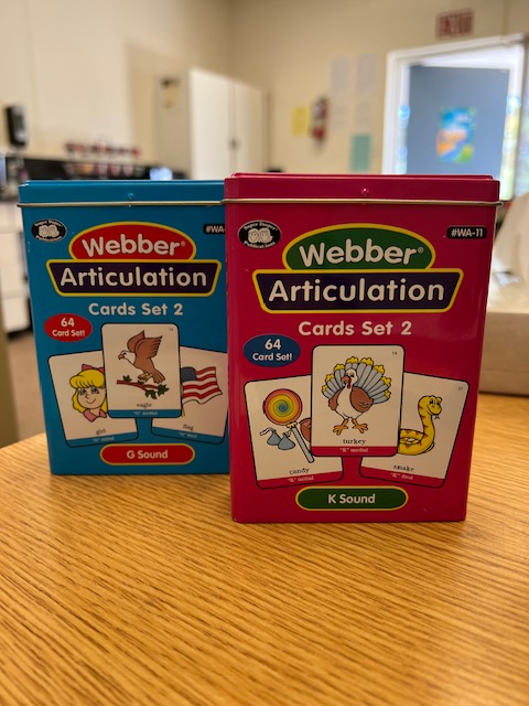 This is a picture of articulation cards to target an artic goal