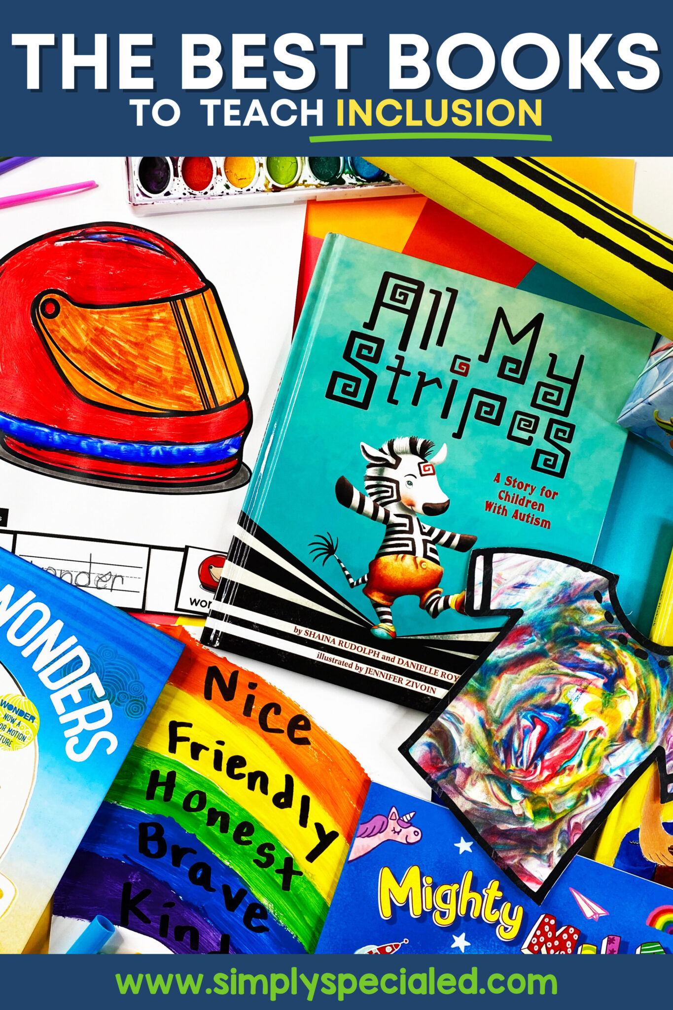 The best book activities for teaching inclusion in your special education classroom.