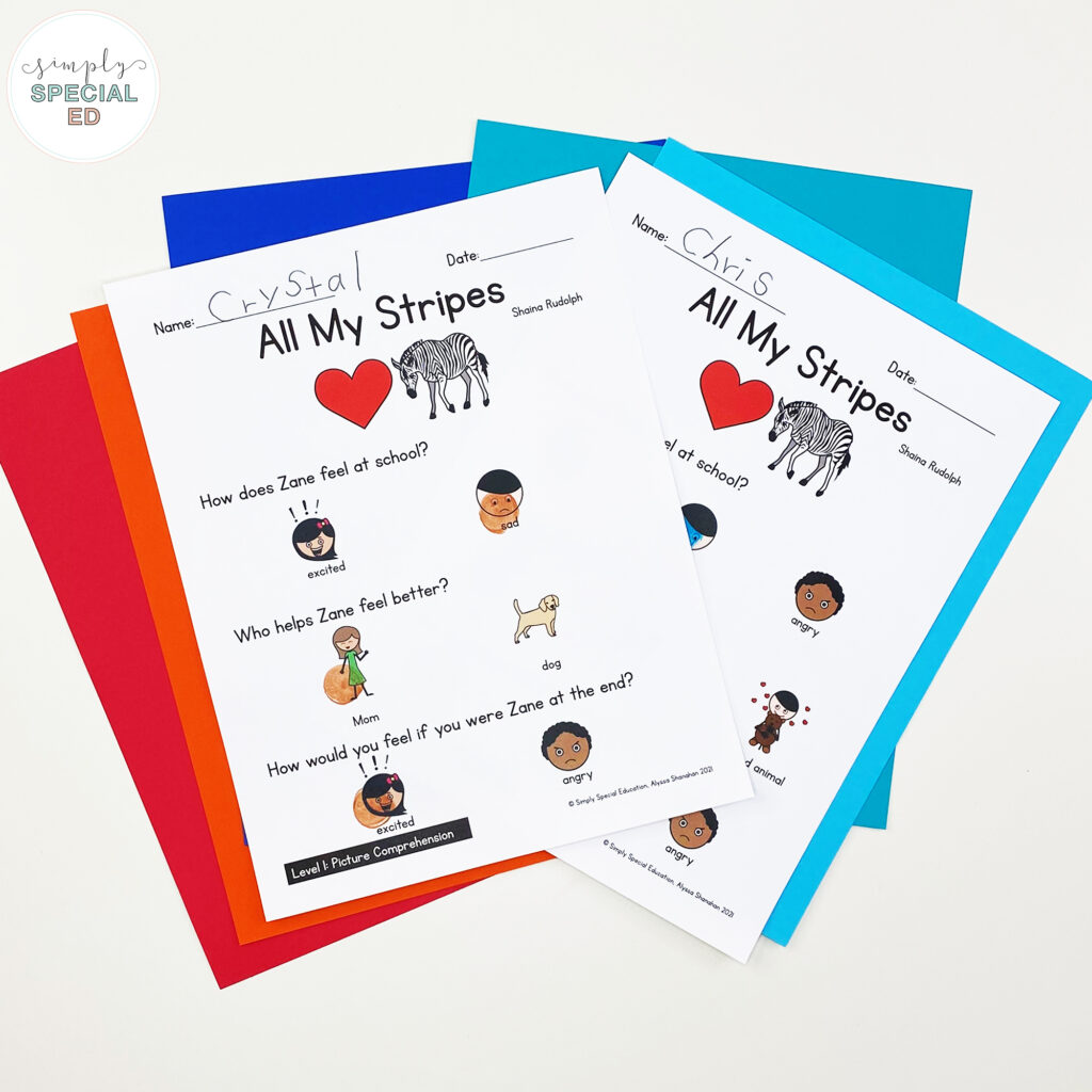 The best book activities for teaching inclusion in your special education classroom.