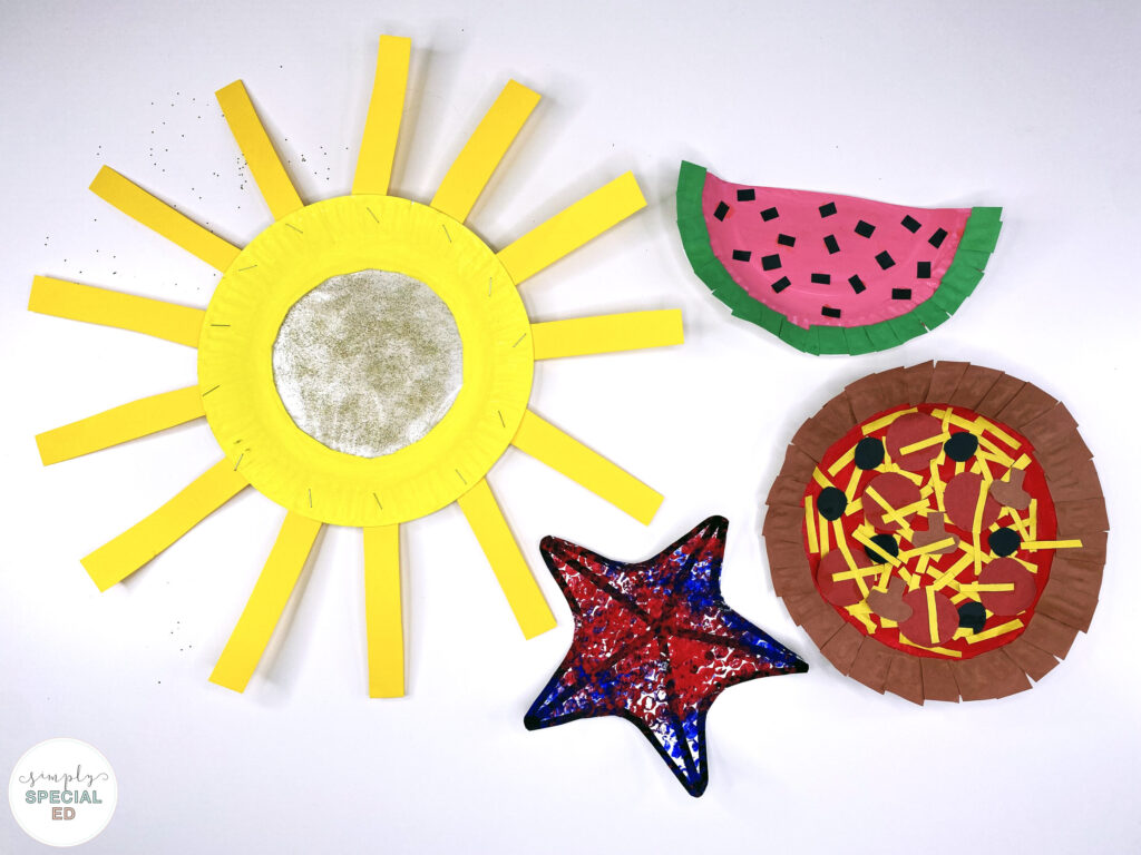 The best part about Summer Visual Crafts is the real picture step by step directions! This makes this resource SO easy to prep!