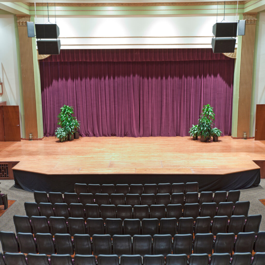 school auditorium stage