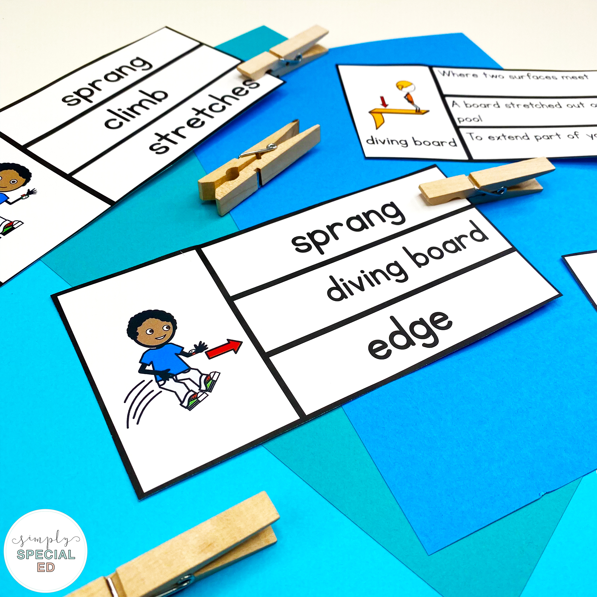 4 diferentiated Activities for using the book Jabari Jumps in your special education classroom this summer (or ESY!) 