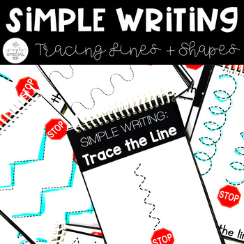 Simply Special Ed pre-writing tracing line resource