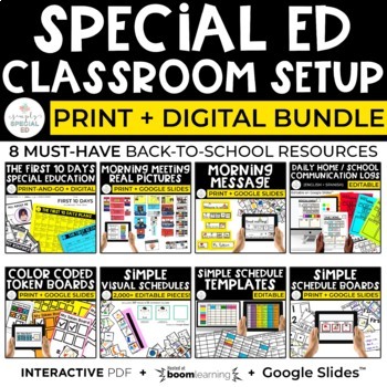 special education classroom set-up