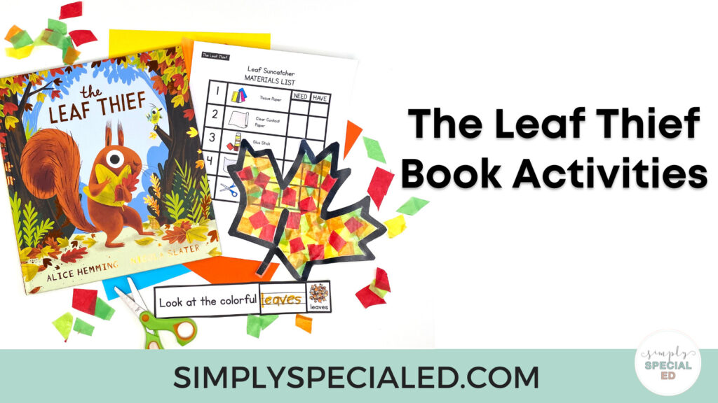 Let’s take a look at some activities included in The Leaf Thief Book Companion that are great to pair with this read aloud. 