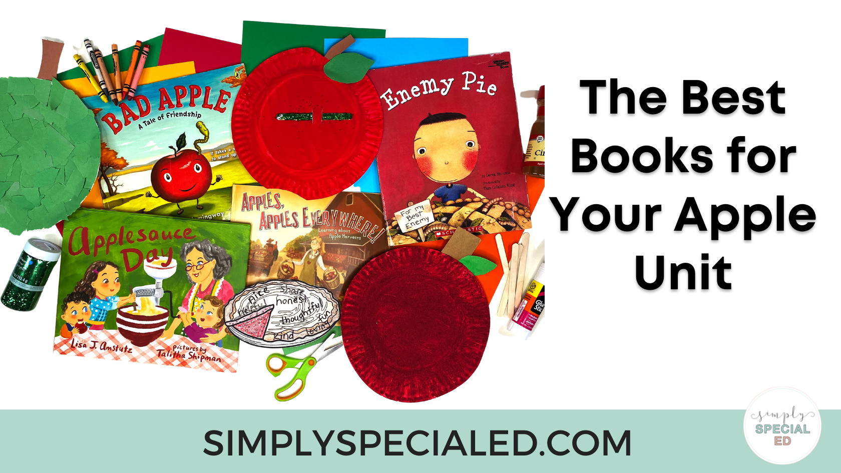 Here’s a look inside the best book companions for an Apple unit in self-contained special education classrooms.