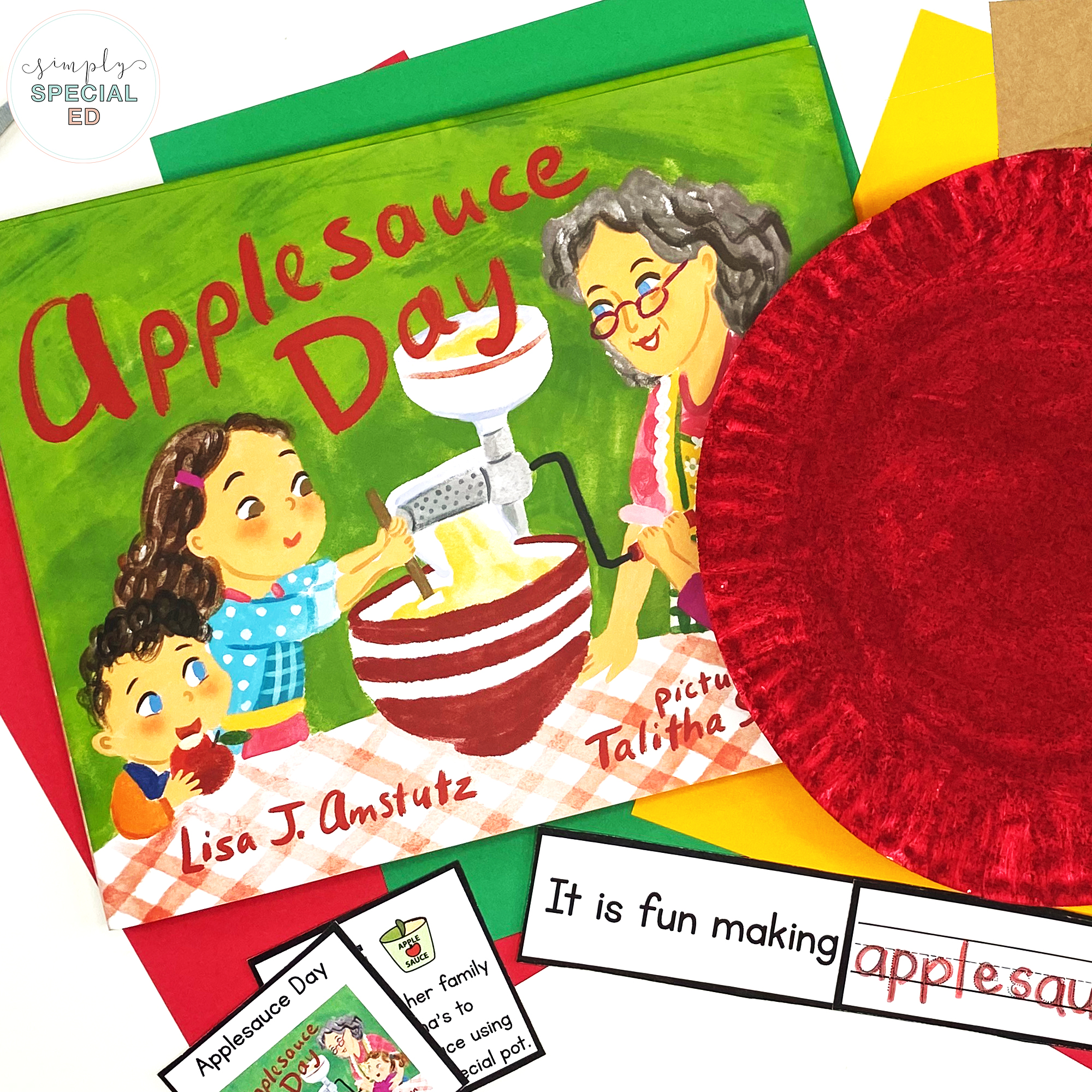 Here’s a look inside the best book companions for an Apple unit in self-contained special education classrooms.