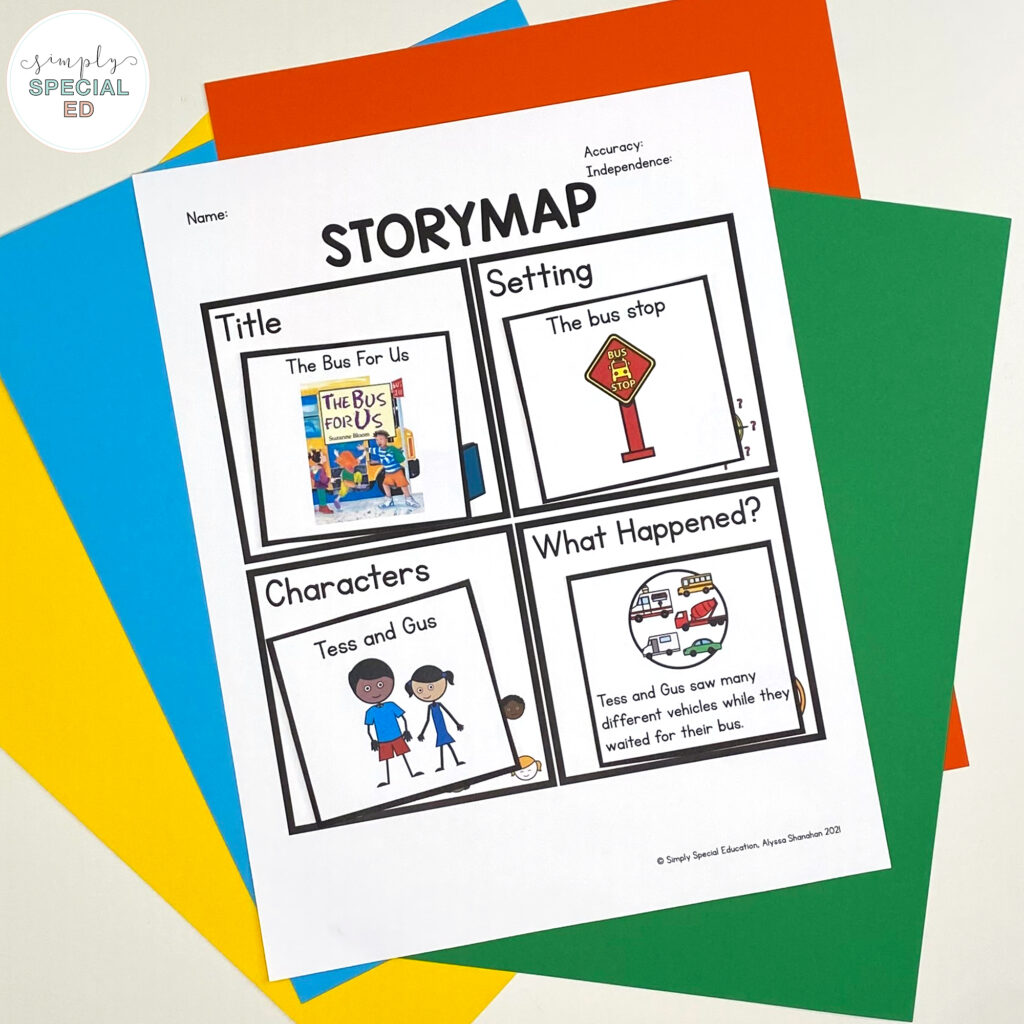 Let’s take a look at some activities included in the The Bus for Us Book Companion that are great to pair with this read aloud. 