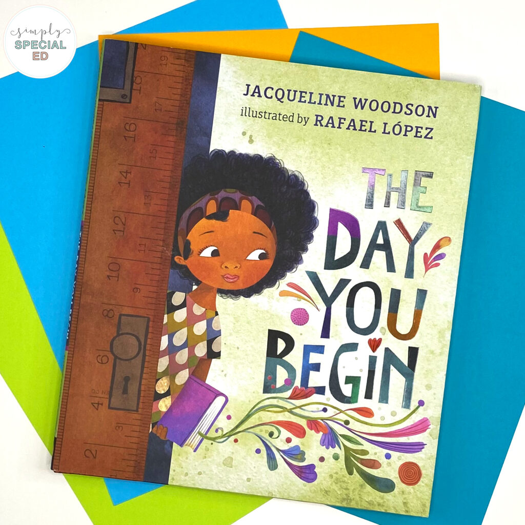 Let’s take a look at some activities included in the The Day you Begin Book Companion that are great to pair with this read aloud. 
