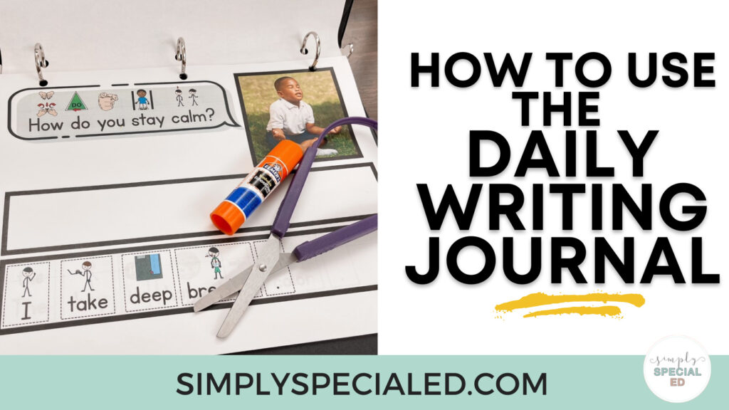 how to use the daily writing journal