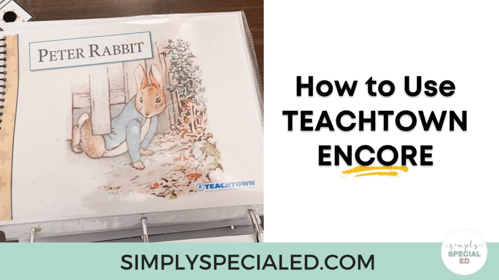 how to use teachtown encore