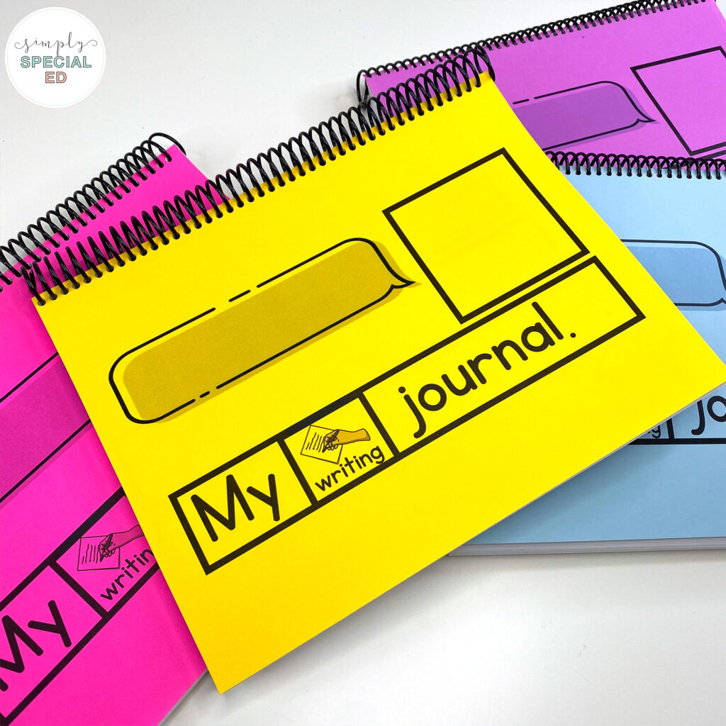 Using a daily journal in your special education classroom is a great way to encourage students to practice writing and building ideas at their own level.