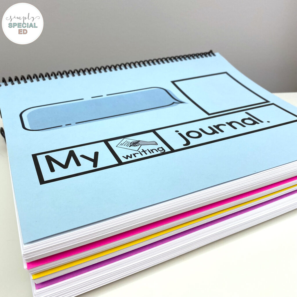 Using a daily journal in your special education classroom is a great way to encourage students to practice writing and building ideas at their own level. 