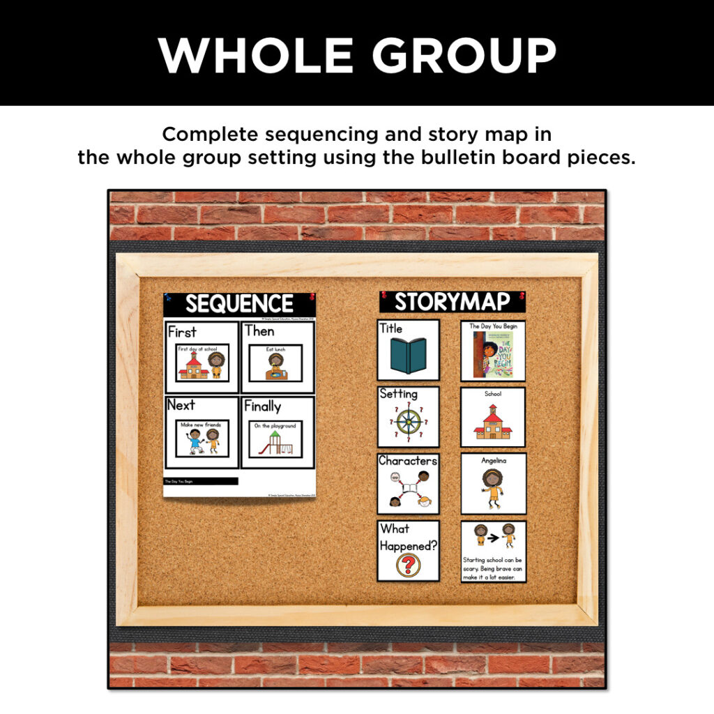 Let’s take a look at some activities included in the The Day you Begin Book Companion that are great to pair with this read aloud. 