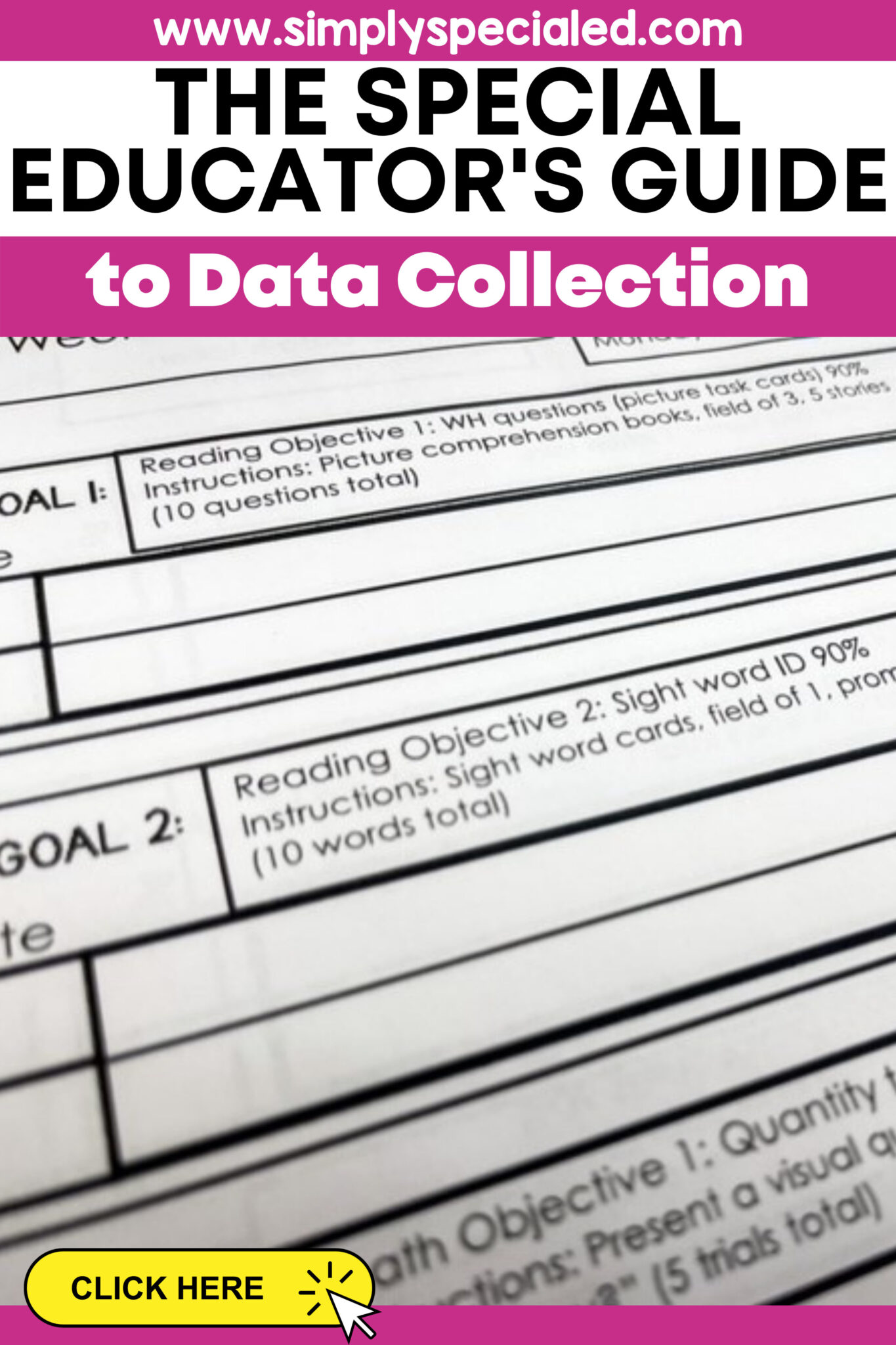 the special educator's guide to data collection