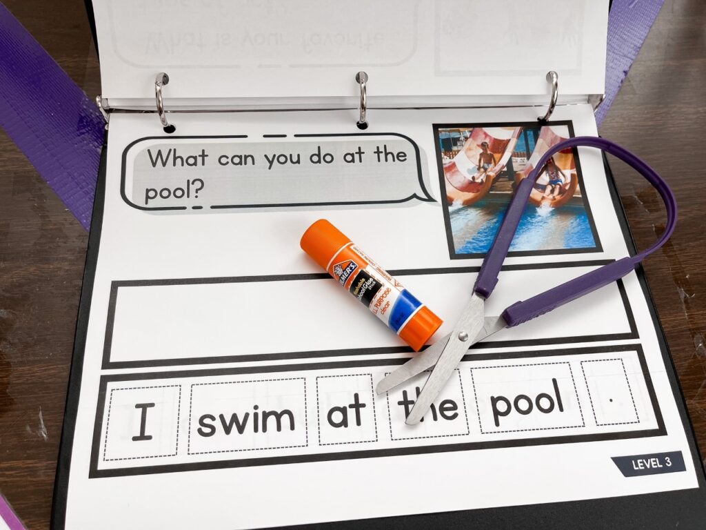 no visual cut and paster daily writing journal