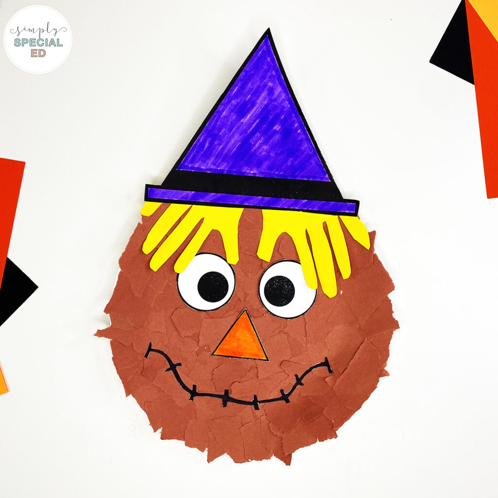 Let’s take a look at some adapted activities for The Little Old Lady Who Was Not Afraid of Anything that are great to pair with this book. 