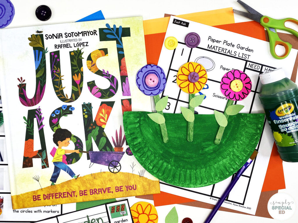 Here are 5 of my favorite books for celebrating Hispanic Heritage Month in your special education classroom. (and a free book companion!)