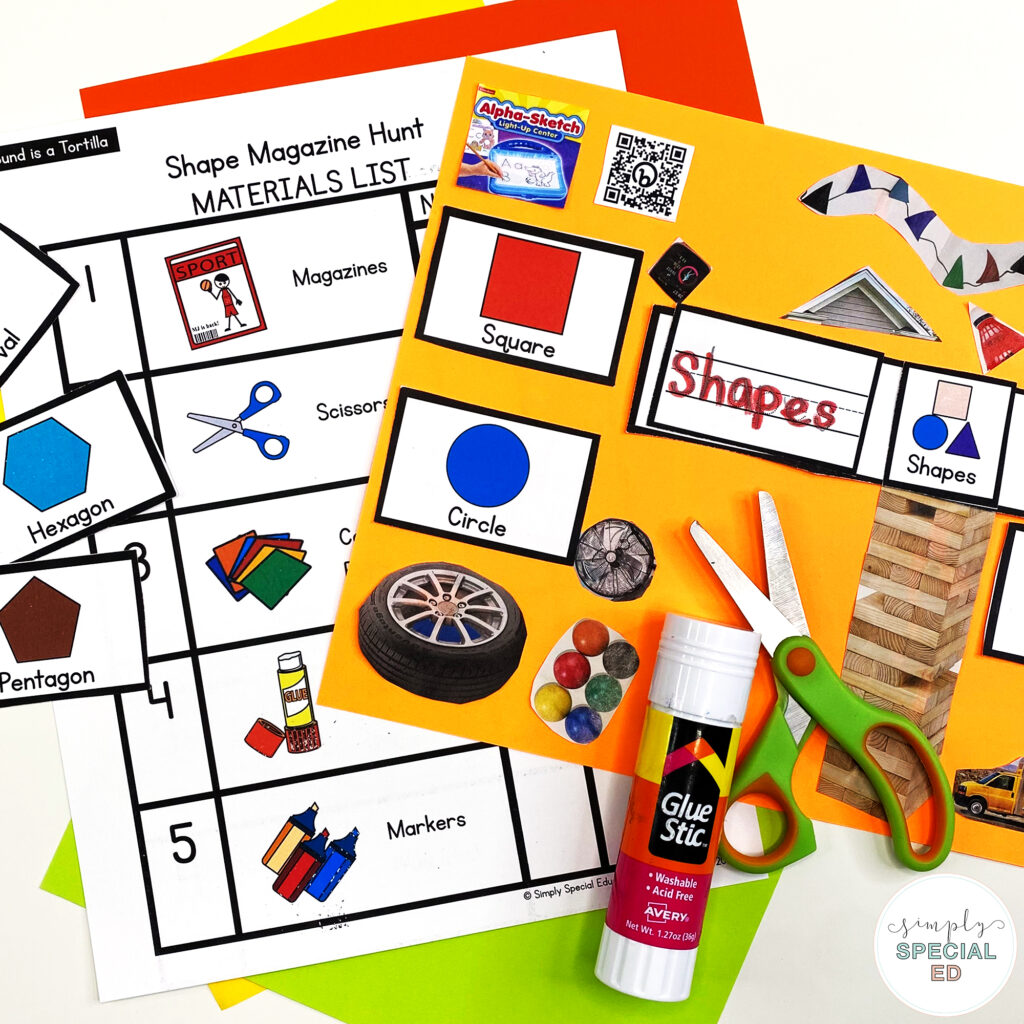 Round is a Tortilla by Roseann Greenfield Thong is a great book to connect to math about shapes in real life! Grab the free book companion.