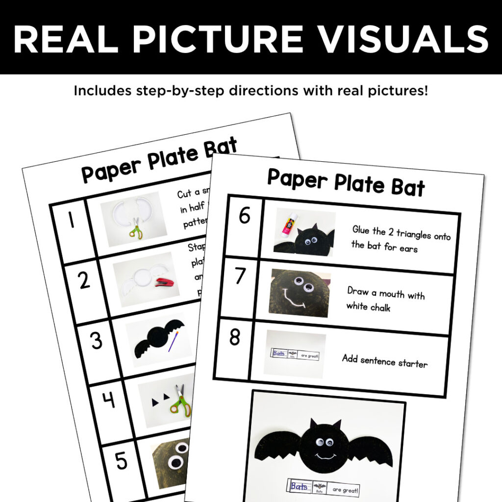 Let’s take a look at some activities included in the Bo the Bat Book Companion that are great to pair with this read aloud. 
