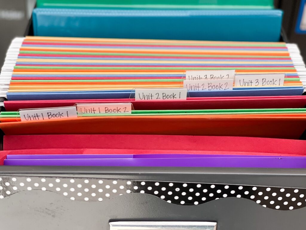 filing cabinet organization system