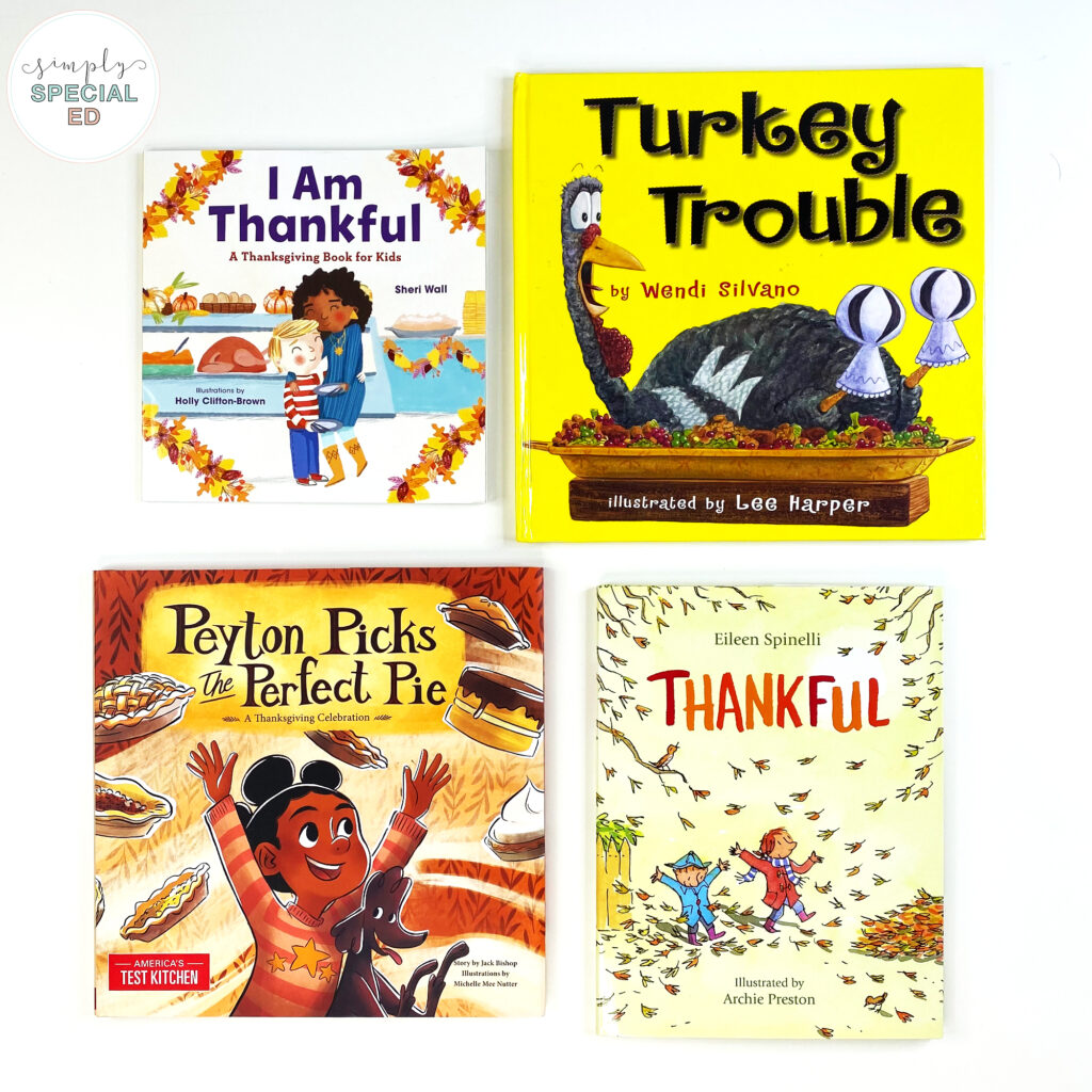 Here’s a look inside the best book companions for special education classrooms (THANKSGIVING themed)