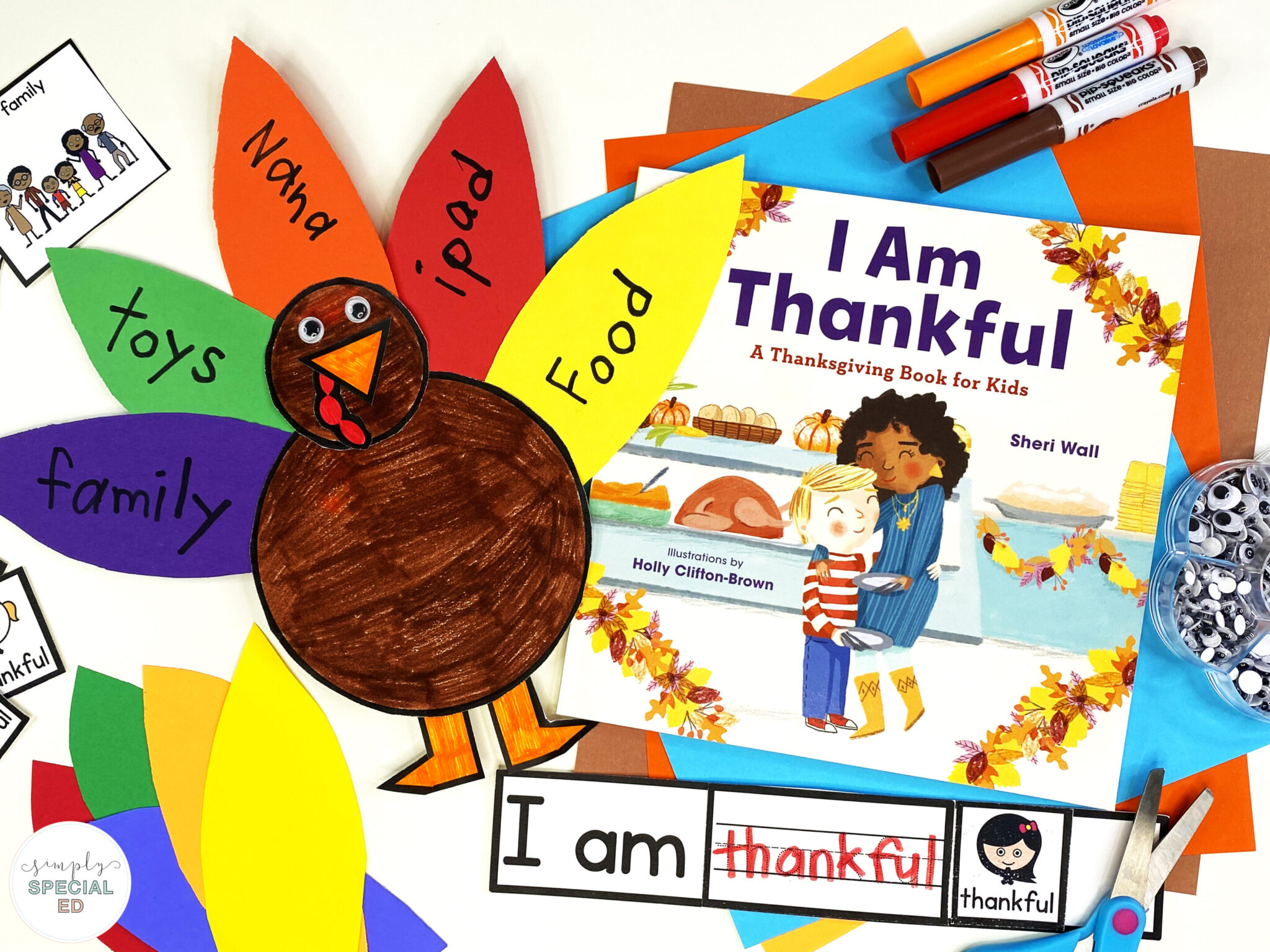 Here’s a look inside the best book companions for special education classrooms (THANKSGIVING themed)