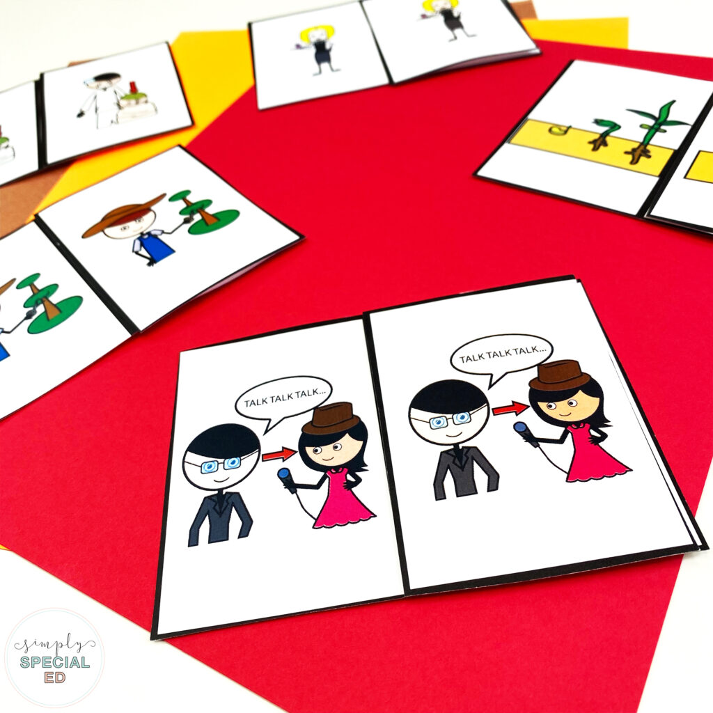 Thankful is the perfect read aloud book for thanksgiving. Learn about adapted activities for Thankful for your special education classroom.