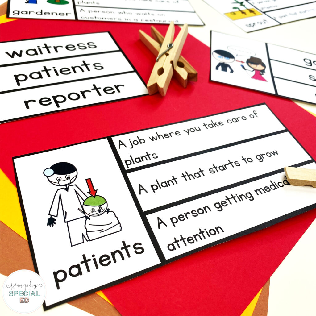 Thankful is the perfect read aloud book for thanksgiving. Learn about adapted activities for Thankful for your special education classroom.