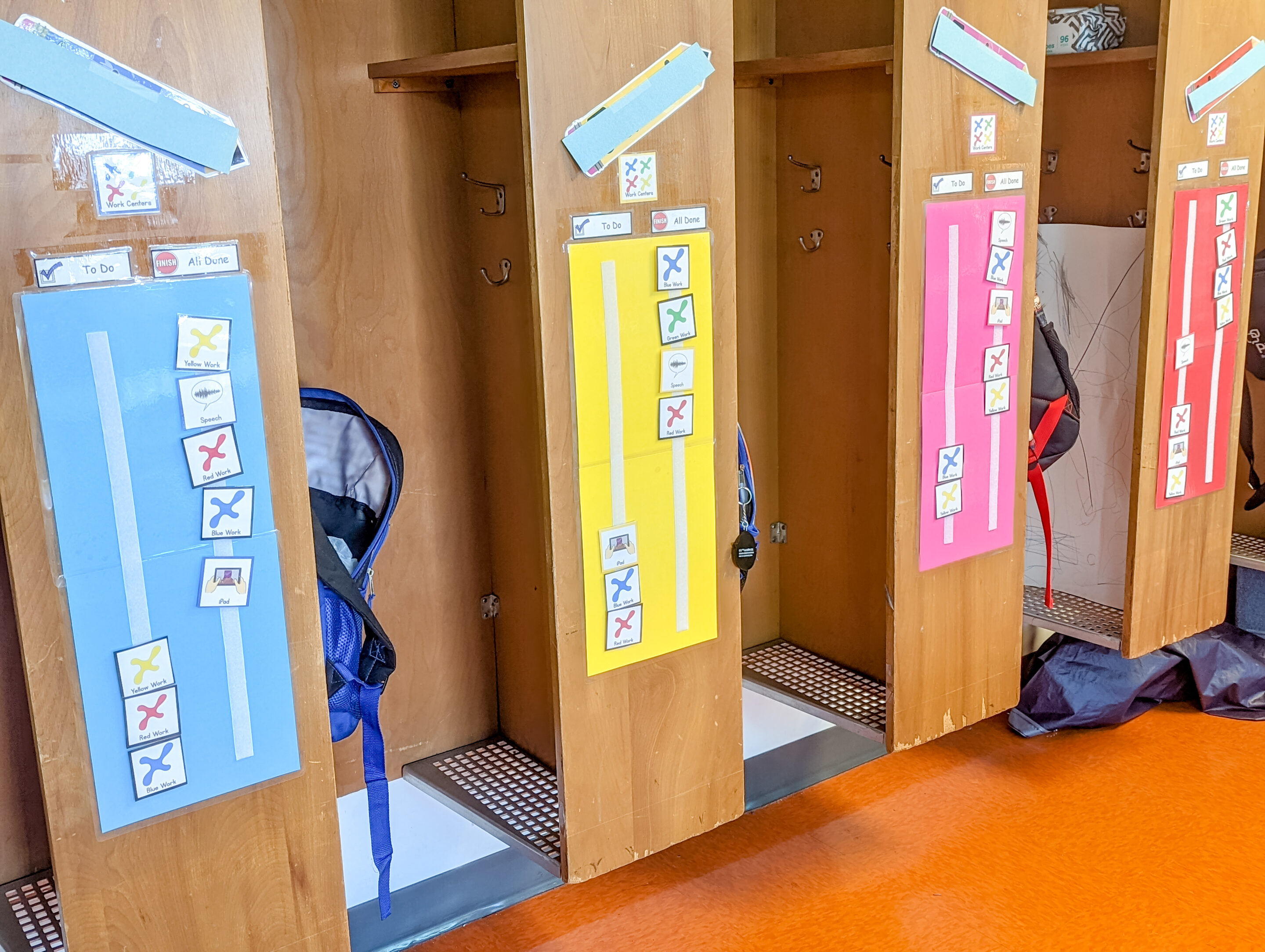 morning routine: sign-in and unpack