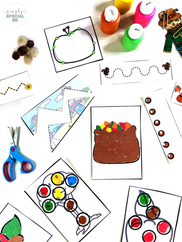 Simple Fine Motor Centers are the perfect way to implement fine motor activities to your classroom in a structured way!