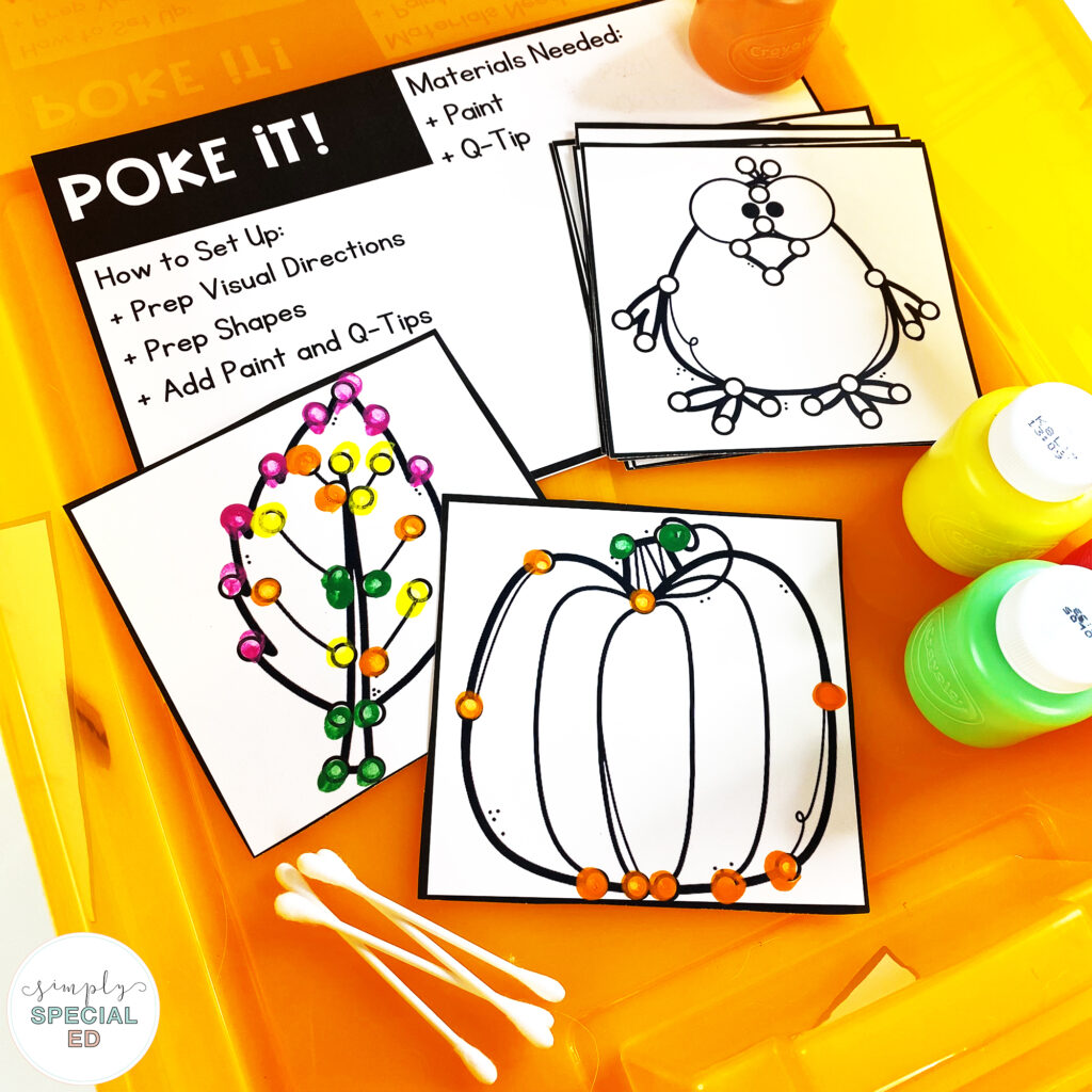 Simple Fine Motor Centers are the perfect way to implement fine motor activities to your classroom in a structured way!