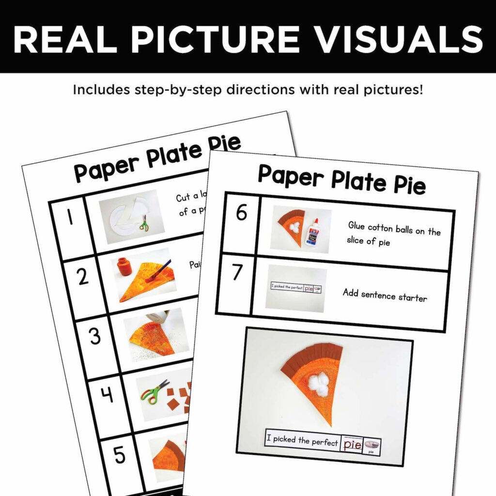 Peyton Picks the Perfect Pie is the perfect book companion for your special education classroom this November!