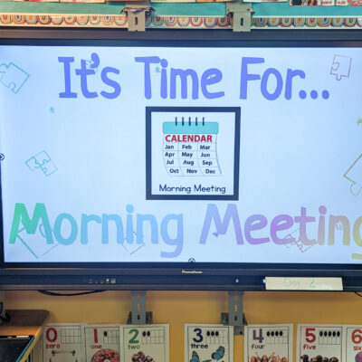 Morning Routine in an Autism Classroom