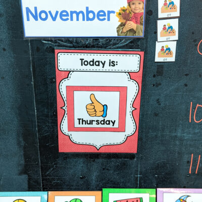 My Daily Schedule in an Autism Classroom