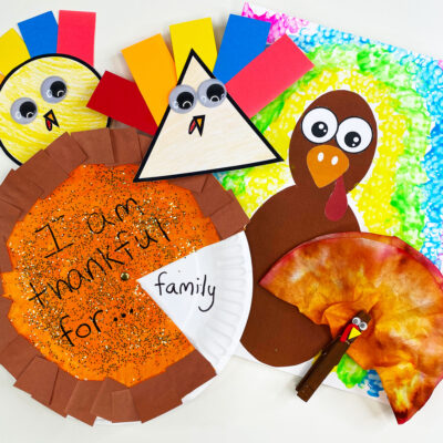 Thanksgiving Visual Crafts for Special Education