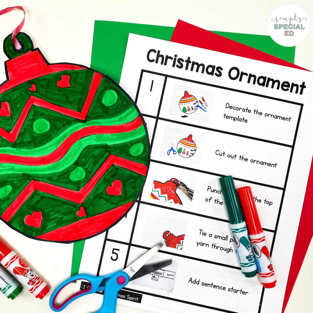 5 Activities for I Got the Christmas Spirit by Connie Shofield- Morrison. All activities are adapted for special education students.